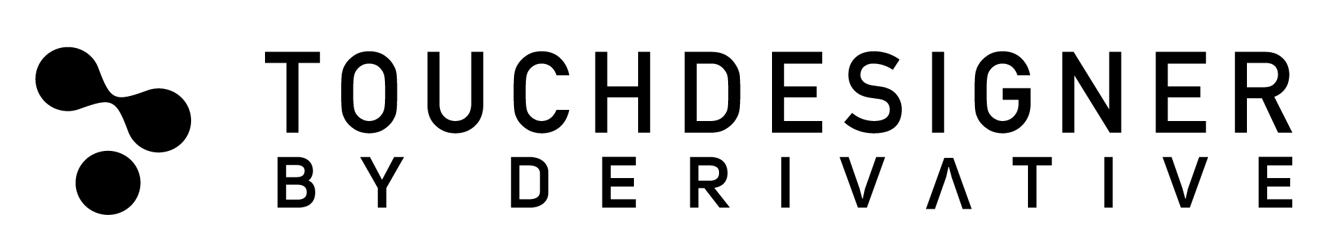 Touch Designer Derivative Logo Black
